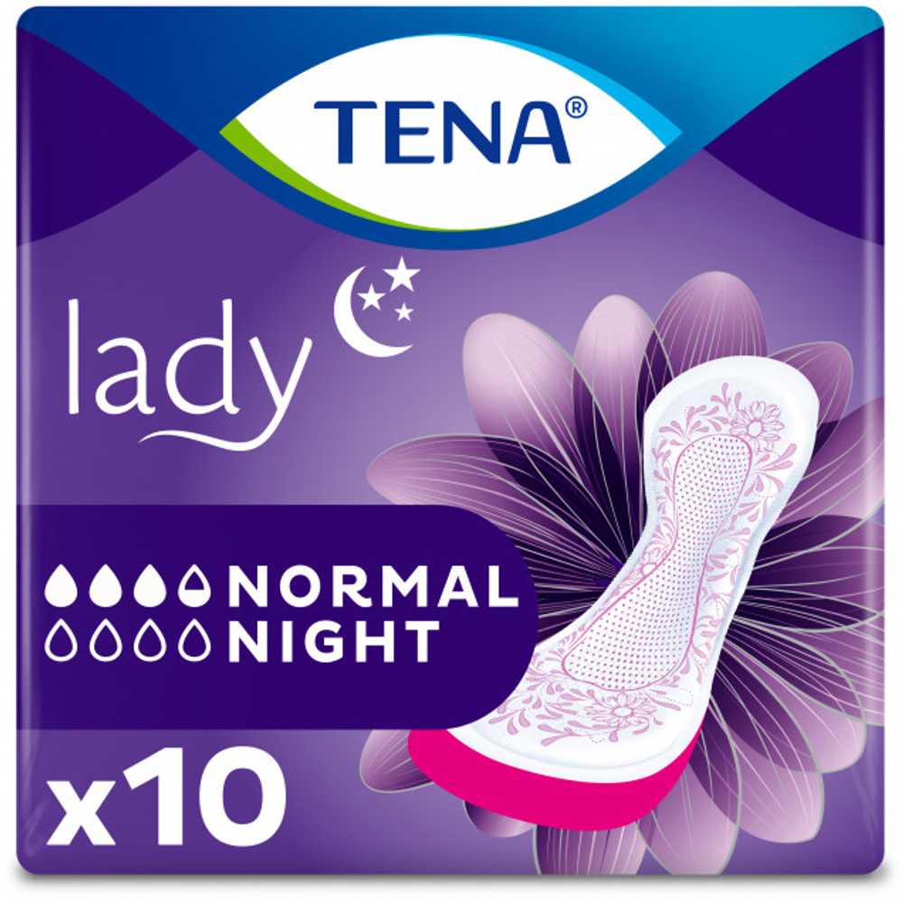 Tena Lady higijenski ulošci Normal Night 10/1 slika 1