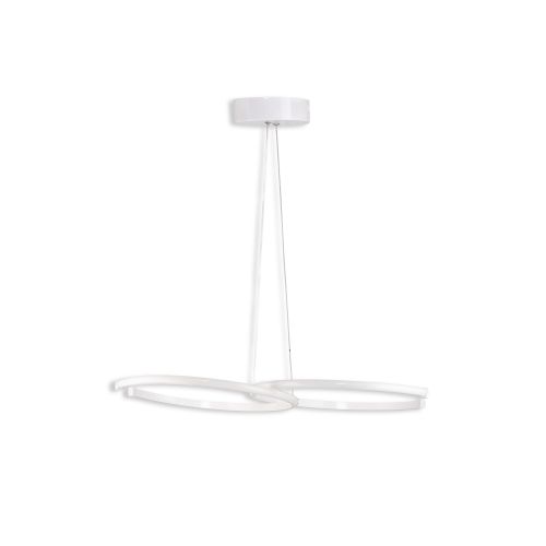 Carinae White-Yellow Light White Chandelier slika 3