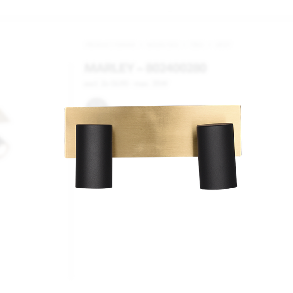 Marley/2  black gold stropna svjetiljka slika 5