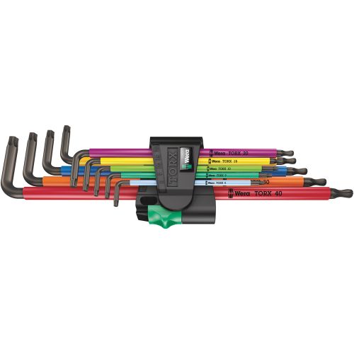 Wera 967/9 TX XL Multicolour 1 set imbus ključeva TORX®, dugi, 9 komada, 05024480001 slika 1