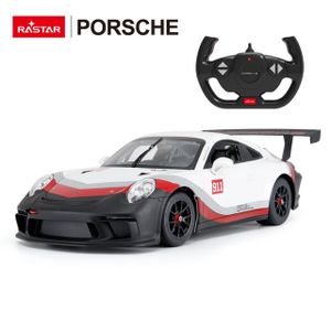 Licencirani auto na daljinsko upravljanje 1:14 Porsche 911 GT3 CUP RASTAR - crno/bijeli