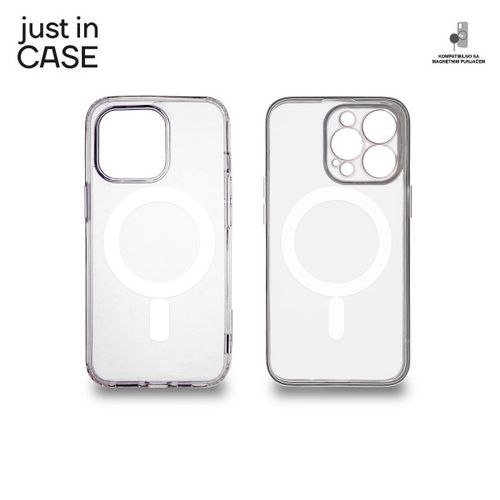 2u1 Extra case MAG MIX paket SREBRNI za iPhone 13 Pro slika 3