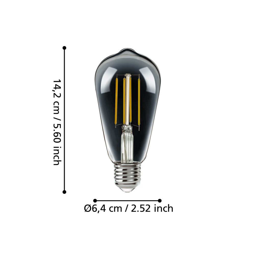 EGLO Connect.Z LED Žarulje E27 6W 4000K neutralno bijela zatamnjivanje 806lm slika 4