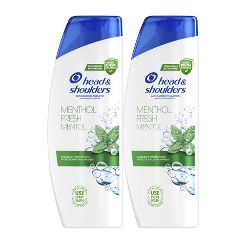 Head & Shoulders šampon za kosu Mentol 2x400ml slika 1