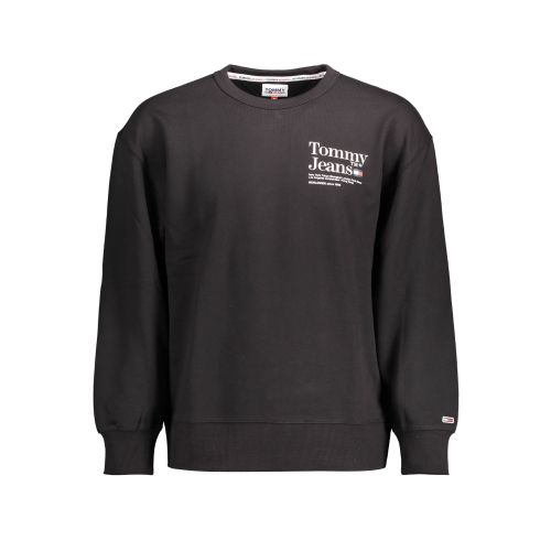 TOMMY HILFIGER SWEATSHIRT WITHOUT ZIP MAN BLACK slika 1