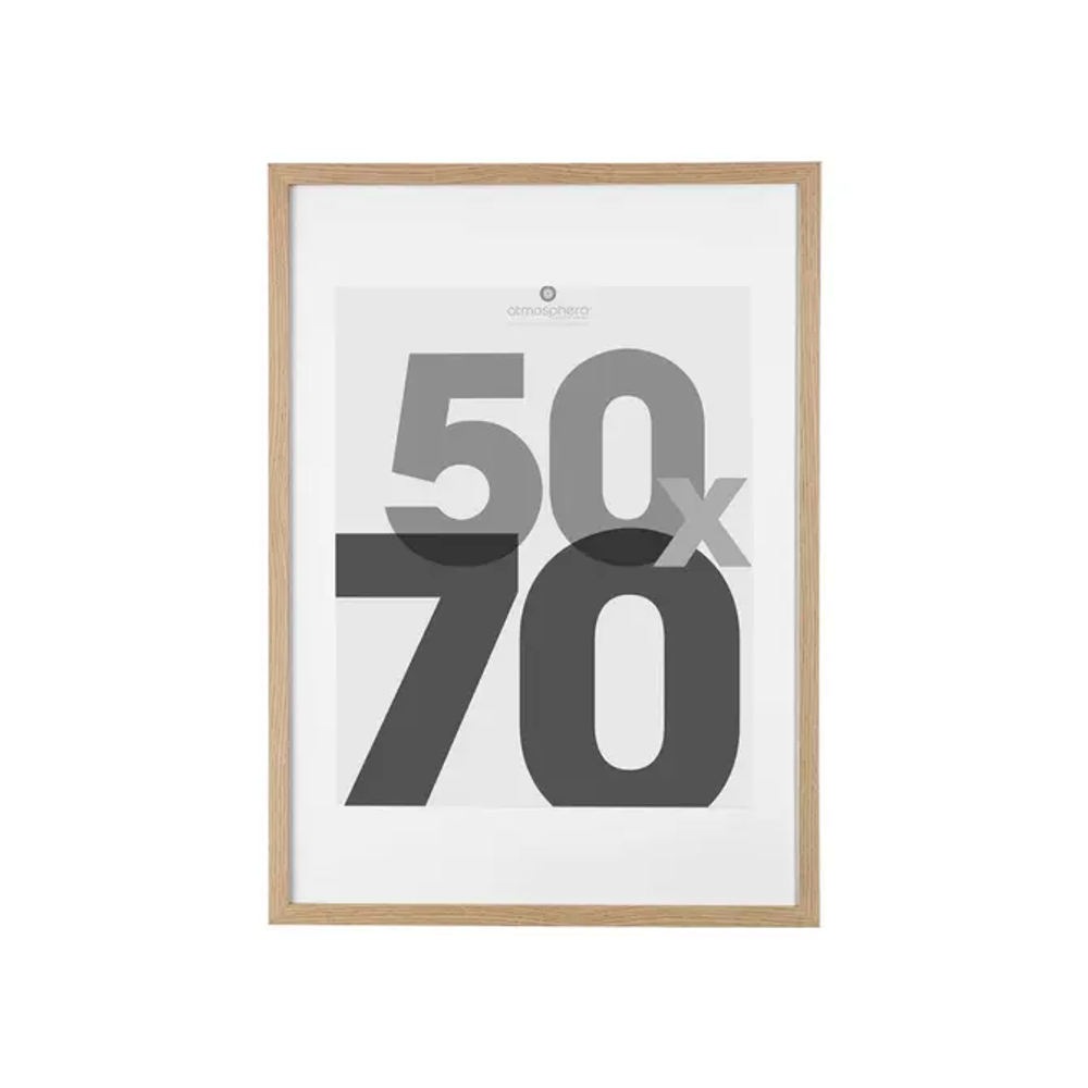 Atmosphera okvir za fotografiju eva 50x70, mdf/staklo bež slika 1