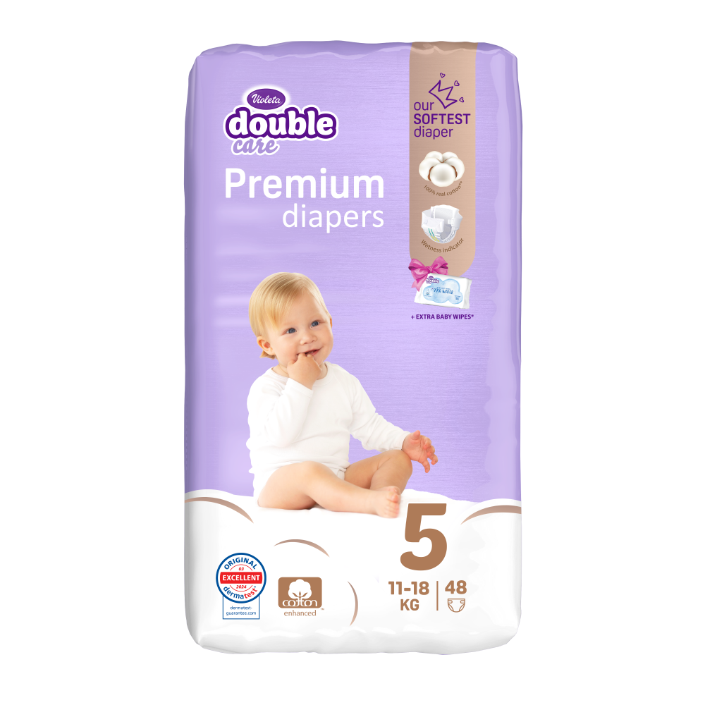 Violeta Double Care Premium Cotton Pelene slika 1