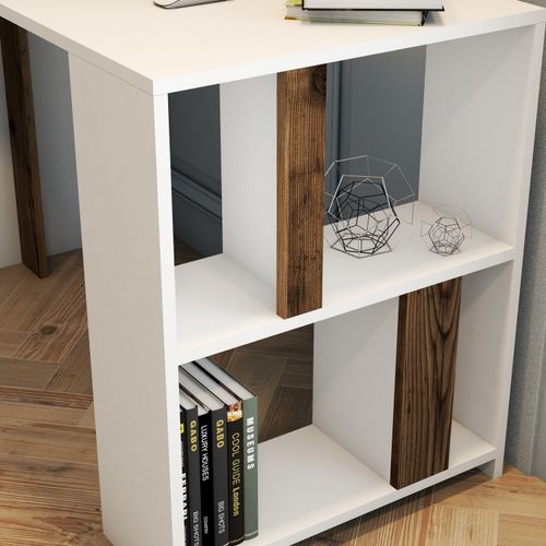 Woody Fashion Studijski stol, Lima - White, Walnut slika 4