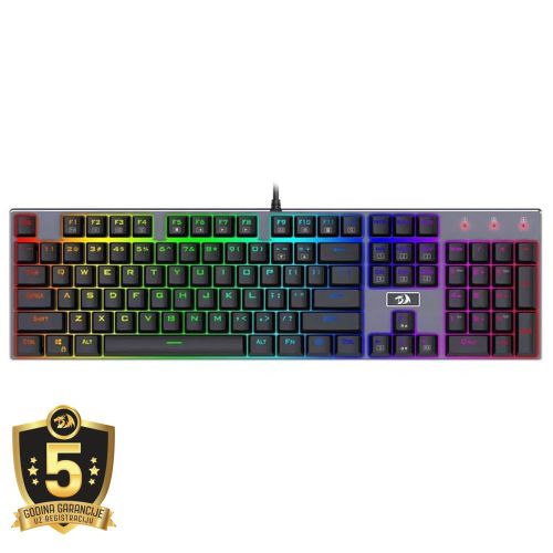 Redragon Devarajas K556RGB Mechanical Gaming Keyboard, Brown Switches - Black slika 1