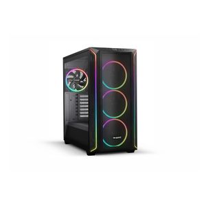 SHADOW BASE 800 FX Black, MB compatibility: E-ATX / ATX / M-ATX / Mini-ITX, ARGB illumination, Four pre-installed be quiet! Light Wings 3 140mm PWM fans, including space for water cooling radiators up to 420mm