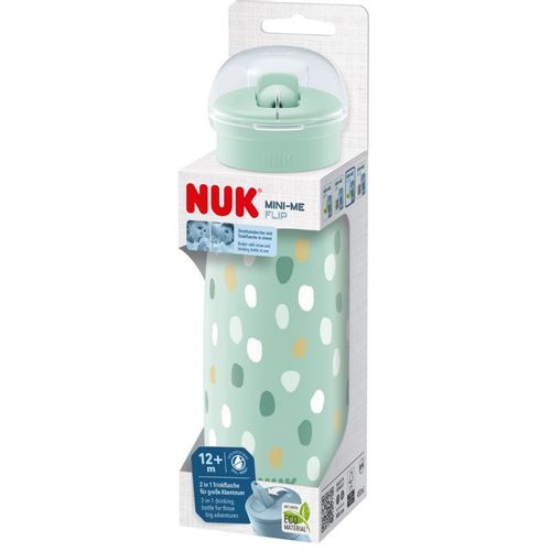 NUK Flašica za vodu Mini-Me Flip 12m+ 450ml, Zelena slika 4