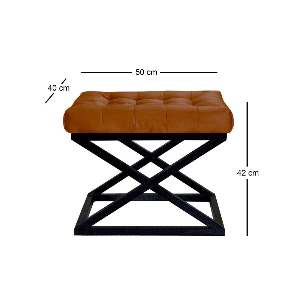Capraz - Crni, TerraCota Black Terracota Puf slika 2
