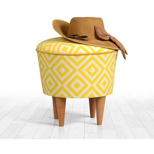 Sun - Yellow Yellow Pouffe slika 1