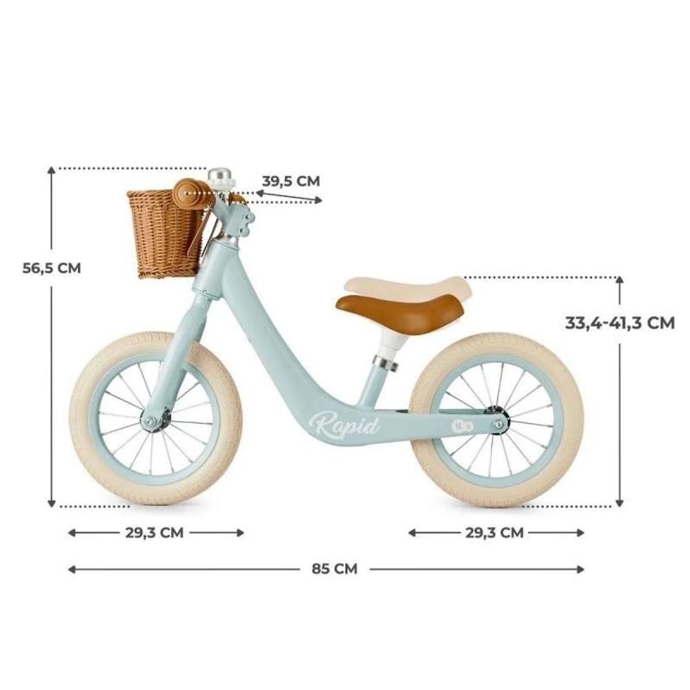 Kinderkraft Balans bicikl RAPID 2, Blue Breeze slika 6