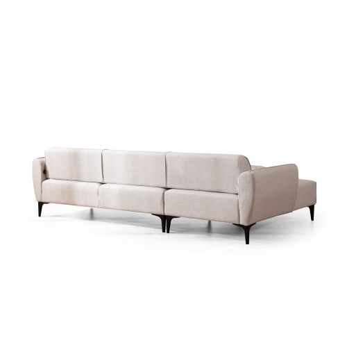 Atelier Del Sofa Kutna garnitura, Bijela, Belissimo Left - Off White slika 7