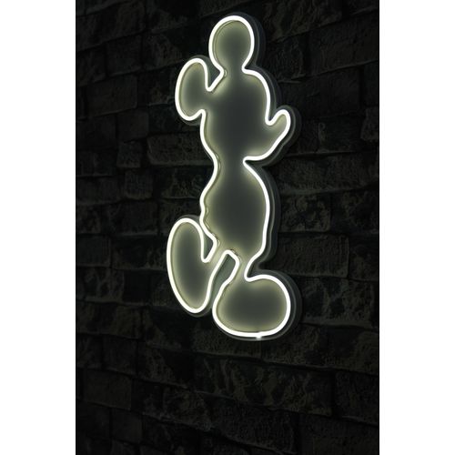 Wallity Ukrasna plastična LED rasvjeta, Mickey Mouse - White slika 9
