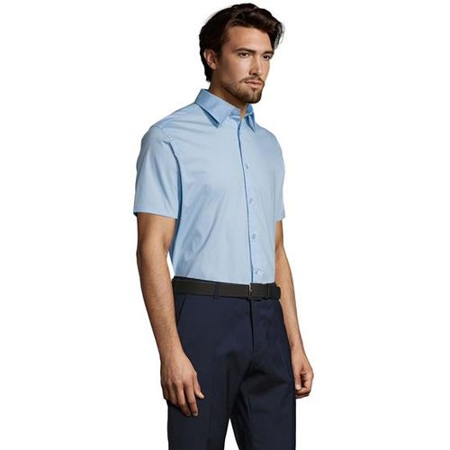BROADWAY muška košulja sa kratkim rukavima - Sky blue, M  slika 3