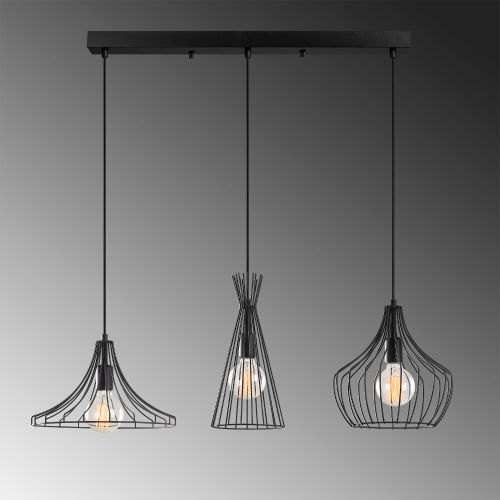 Mezopotamya - N-1287 Black Chandelier slika 6