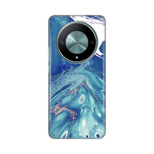 Torbica Silikonska Print za Honor Magic 6 Lite Blue Marble slika 1