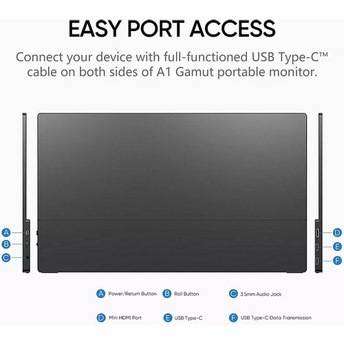 Eksterni (Portable) 15.6 ekran A1 GAMUT slika 4