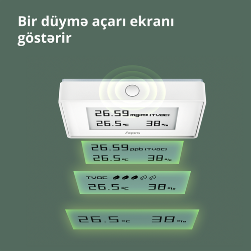 Aqara TVOC Monitor Kvalitete Zraka: Model AAQS-S01 slika 38