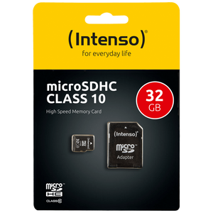 (Intenso) Micro SD Kartica 32GB Class 10 (SDHC &amp; SDXC) sa adapterom - SDHCmicro+ad-32GB/Class10