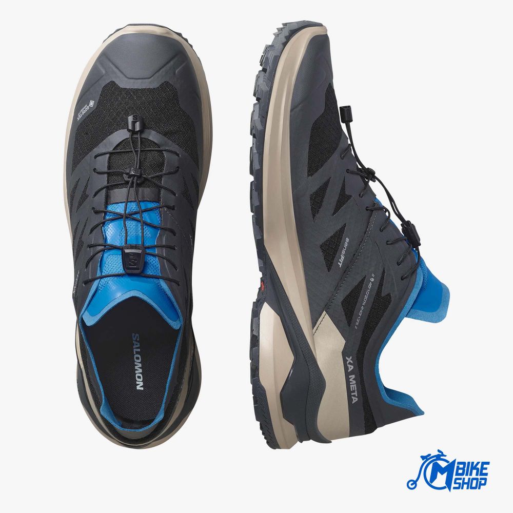 Salomon Muške patike XA Meta GTX, Black/Oxford Tan/French Blue slika 5