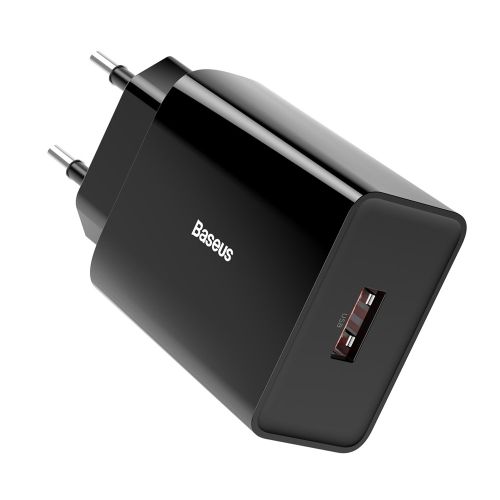 BASEUS Speed Mini QC 1x USB brzi punjač 18W EU slika 1