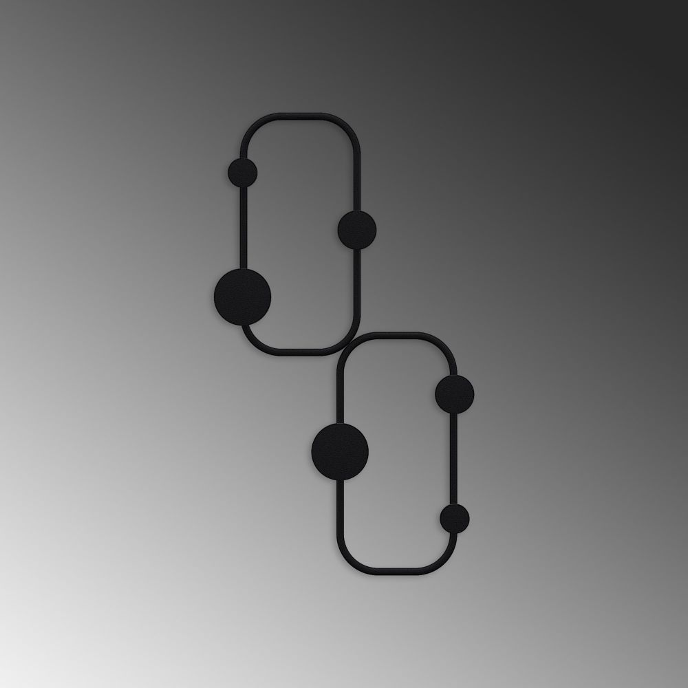 Metal wall hook Ladybug, colour: black slika 5