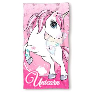 Unicorn microfibre beach towel