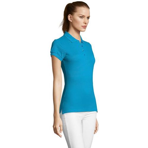 PASSION ženska polo majica sa kratkim rukavima - Aqua, XL  slika 3