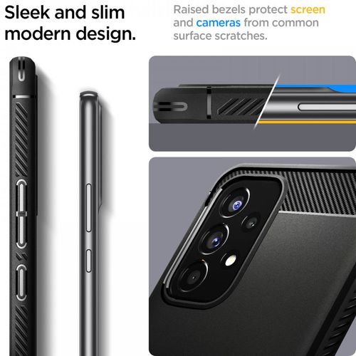 SPIGEN RUGGED ARMOR ZA SAMSUNG GALAXY A53 5G MAT CRNA slika 4