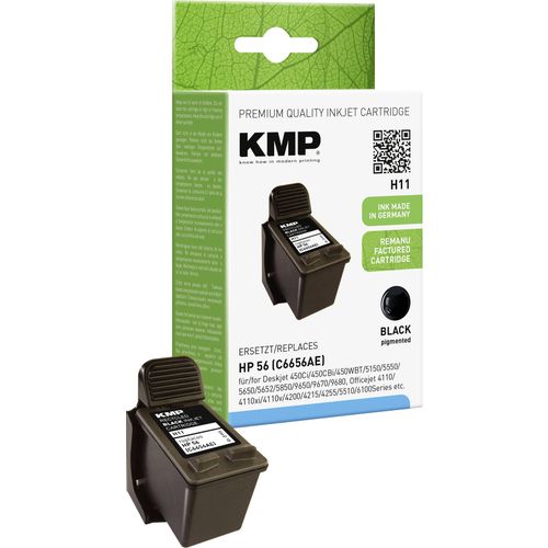 KMP tinta zamijenjen HP 56 kompatibilan  crn H11 0995,4561 slika 2