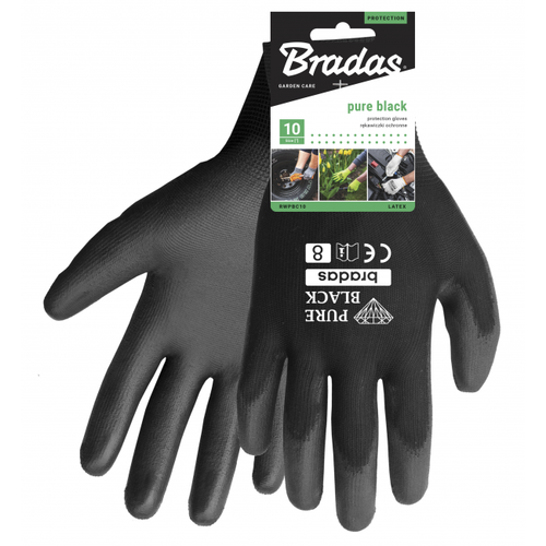 Bradas radne rukavice Pure Black veličina 10 slika 2