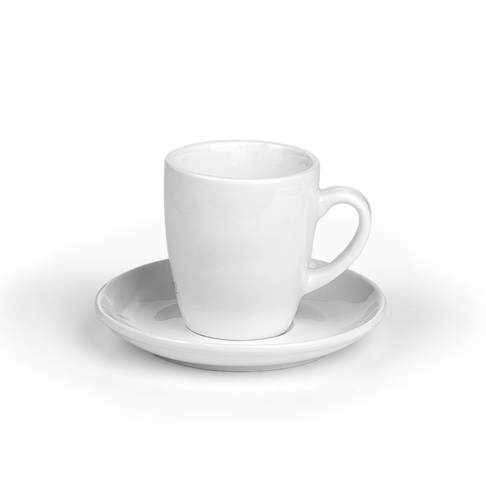 LUNGO,porc.šolja i tacna za capuccino,150ml,bijela slika 1