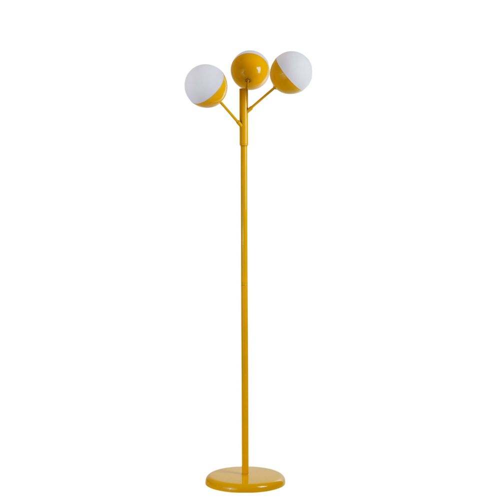 Opviq Podna lampa 340, bijela, senf slika 2