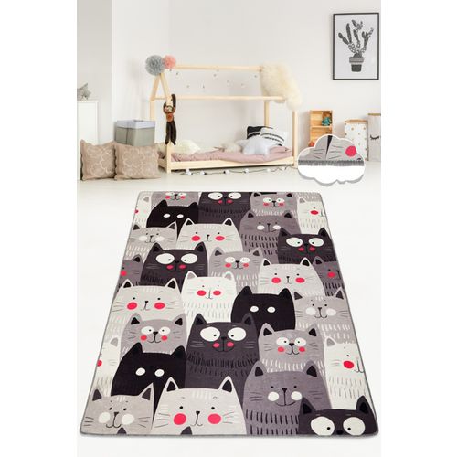 Conceptum Hypnose Cats Gray Djt Multicolor Tepih (120 x 180) slika 1