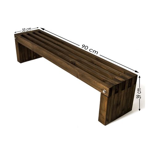 Delem Small Walnut Bench slika 7