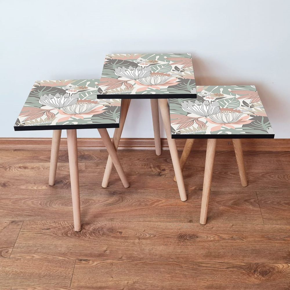 Nesting Table 3Shp212 - Višenamjenski Set Stolova (3 Komada) slika 1