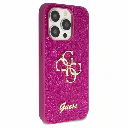 Originalna GUESS Hardcase GUHCP15XHG4SGU torbica za iPhone 15 Pro Max (Fixed Glitter Big 4G / ljubičasta) slika 5