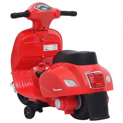 Električni motocikl igračka Vespa GTS300 crvena slika 12