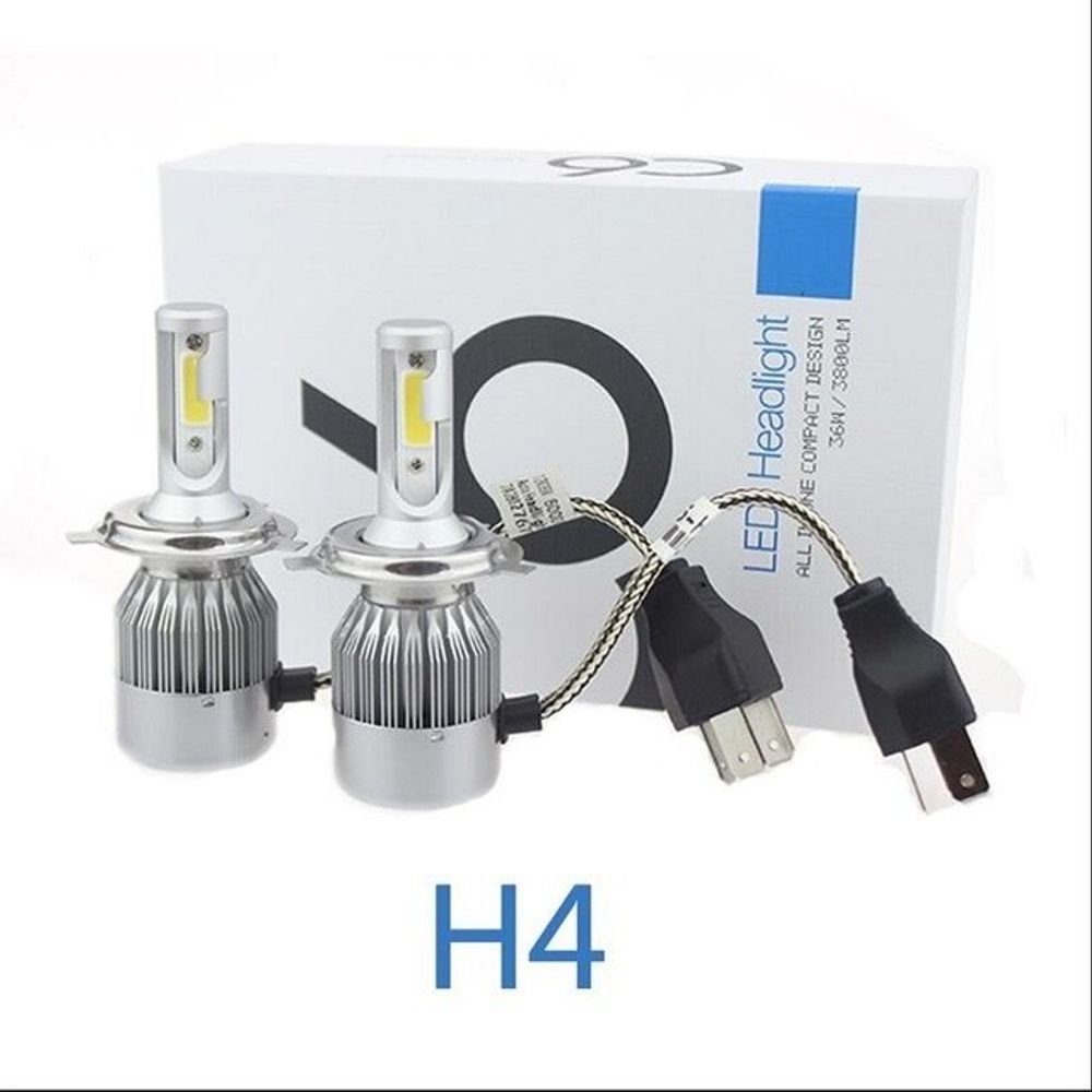 Sijalice Cree Led C6+ H4 6000K Grade A Dugo+Kratko slika 1
