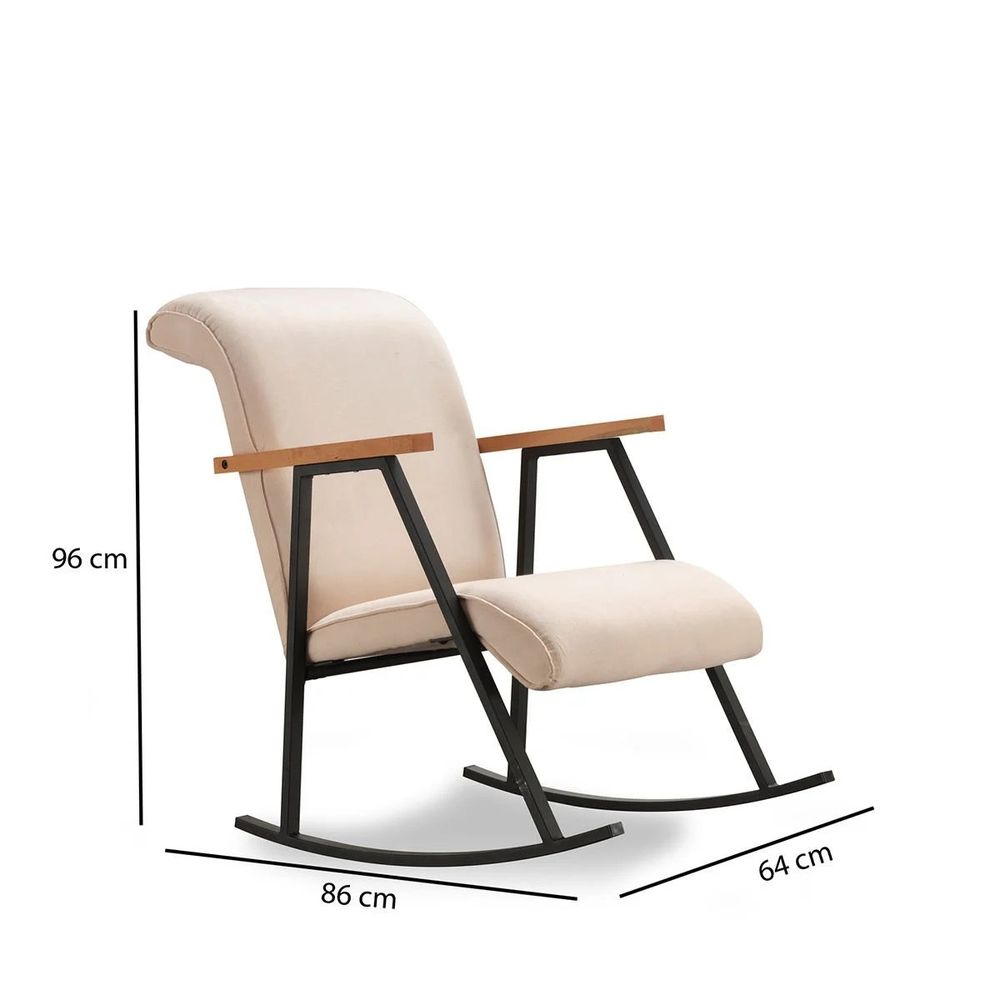 Yoka - Krema Rocking Chair slika 5