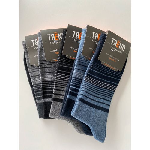 Muške čarape 5-Pack - Prugaste - Kvalitetne - TREND slika 1