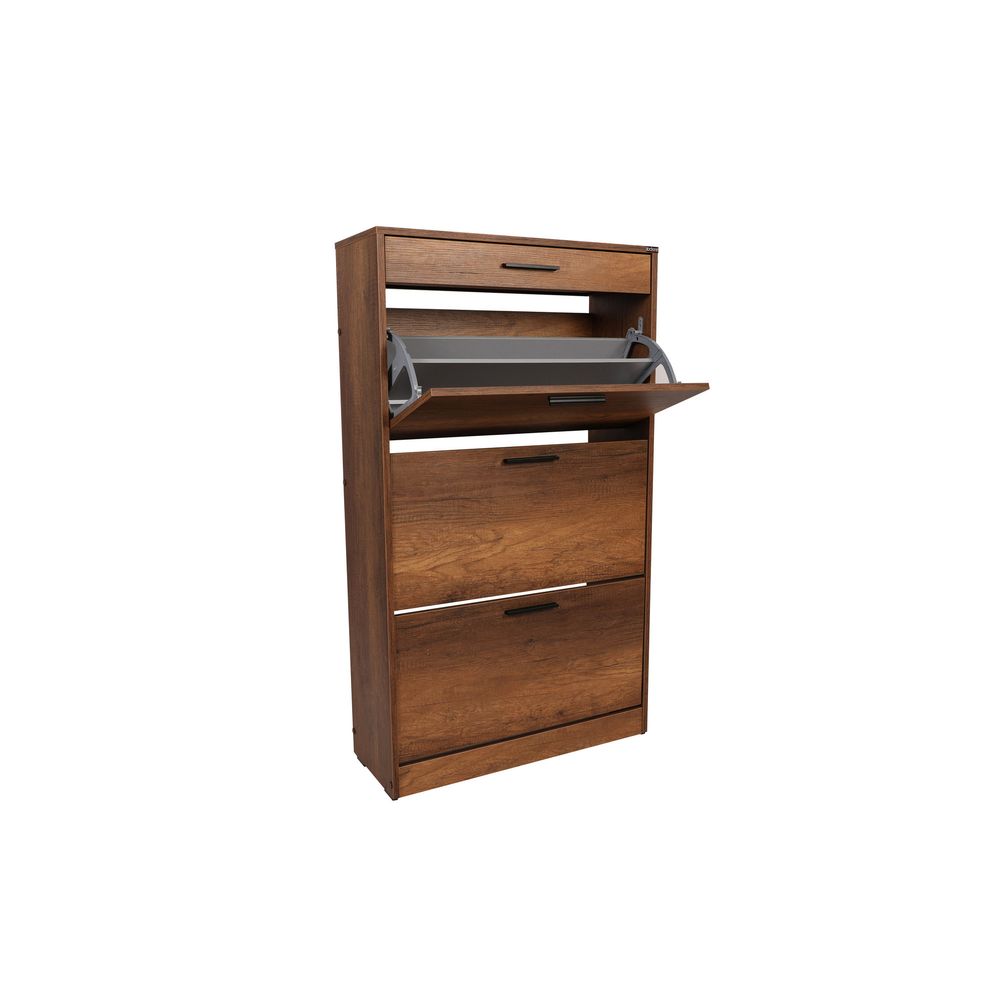 Ormarić za cipele Oslo Walnut SHC-431-OO-1 - izložbeni artikl (oštećenja ambalaža) slika 9