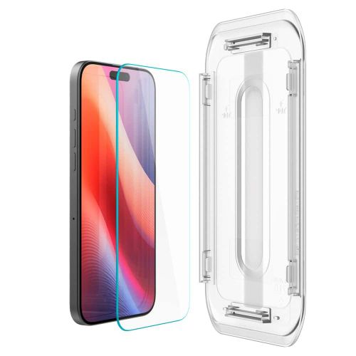 Spigen - Glas.tR EZ-FIT (2 kom) kaljeno staklo AGL07928 za iPhone 16 Pro - prozirno slika 6