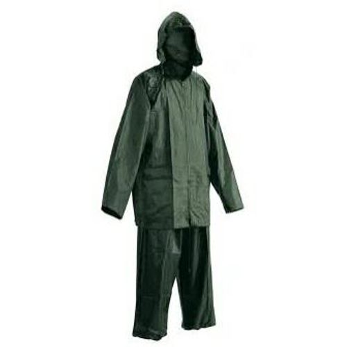 Komplet za kišu: jakna + hlače, zelena boja, veličina L slika 1