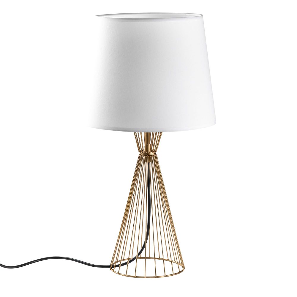 Telıs - 5384 Zlatna i Bijela Stolna Lampa slika 4