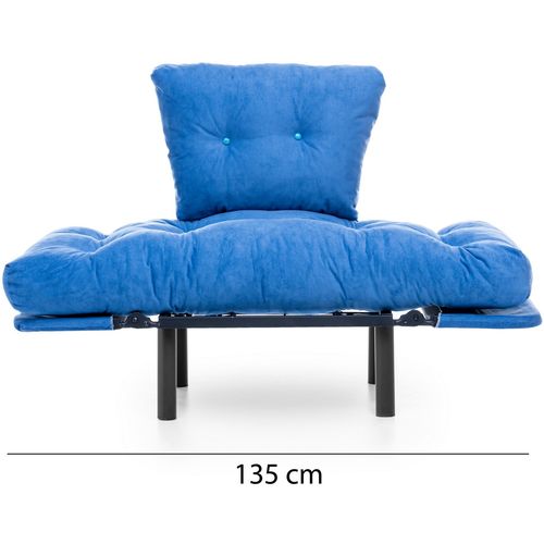 Atelier Del Sofa Fotelja, Plava, Nitta Single - Blue slika 13