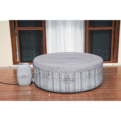 Masažni bazen-Jacuzzi na napuhavanje Bestway 180*66cm - sivi slika 10